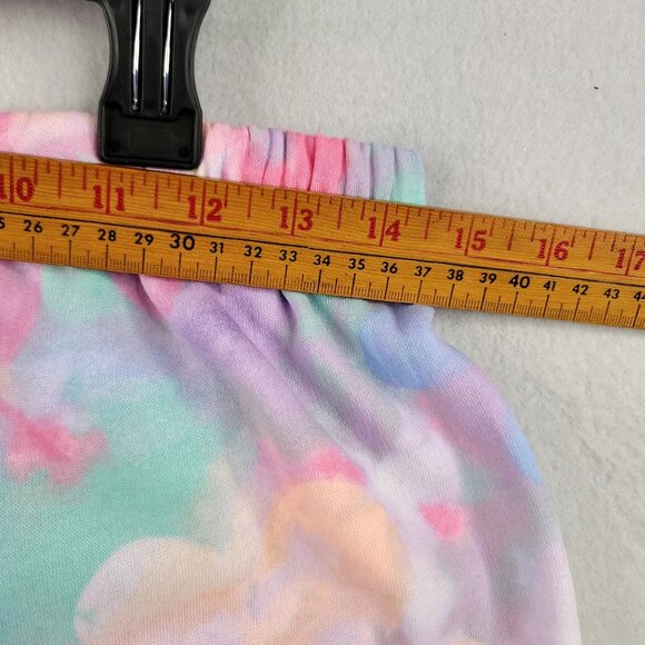 Justice Girls XL 16/18 Tie-Dye Joggers Smiley Face & "Justice" Print - Picture 7 of 8